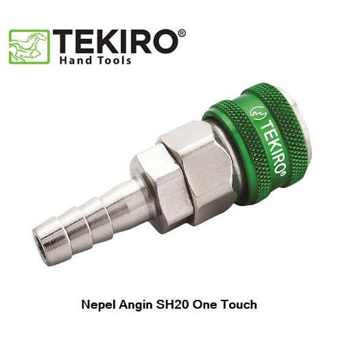 Tekiro Quick Coupler One Touch 20 SH / Nepel Angin / Fitting / Sambungan Selang Kompresor