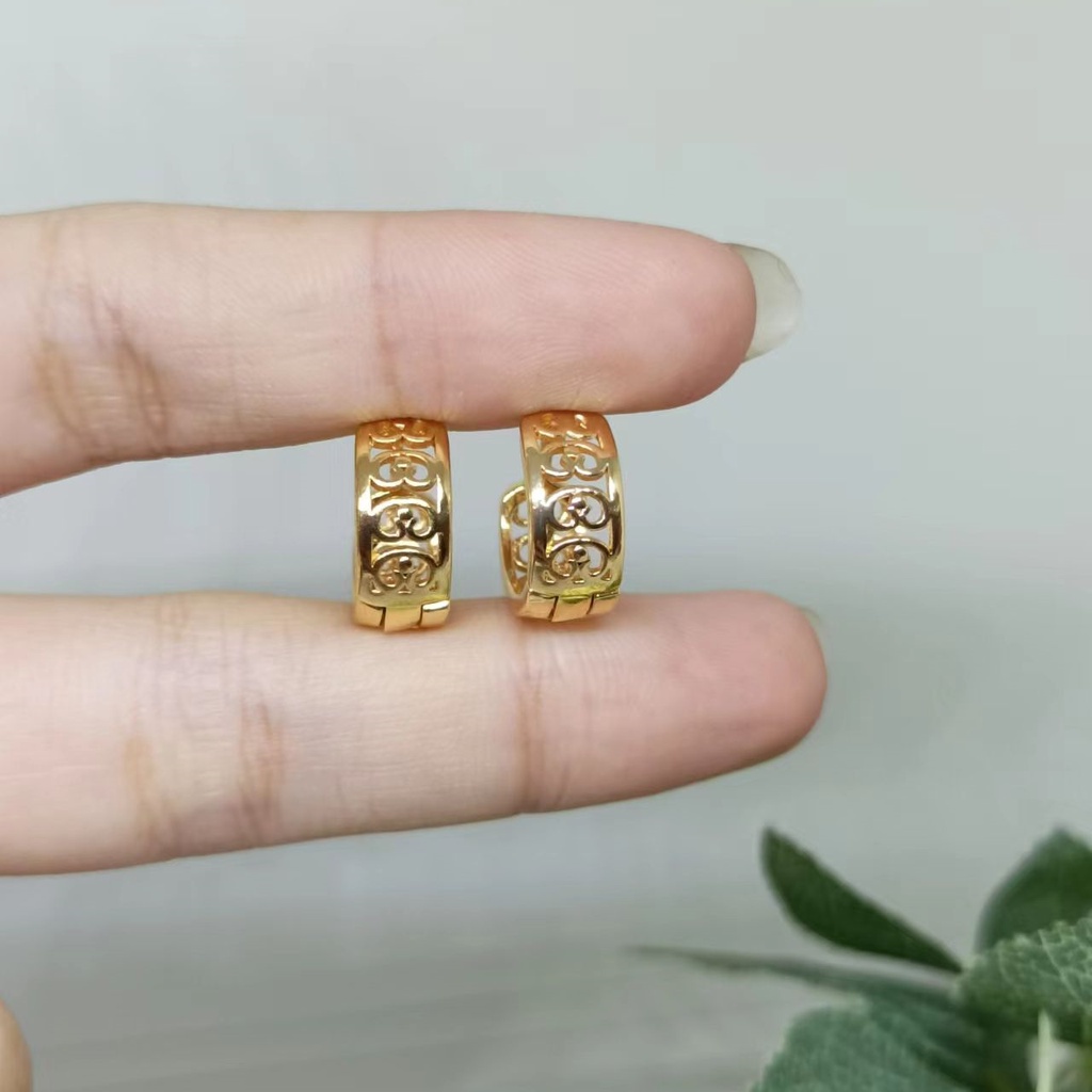 Wanita Xuping Fashion Versi Korea Anting Pasangan/Bahan Tembaga Anting Pria Dan