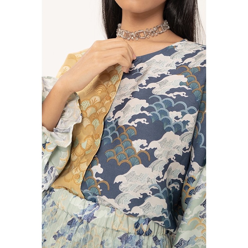 NEW Cottonink X Kami Navy Kanagawa Saruke S/M