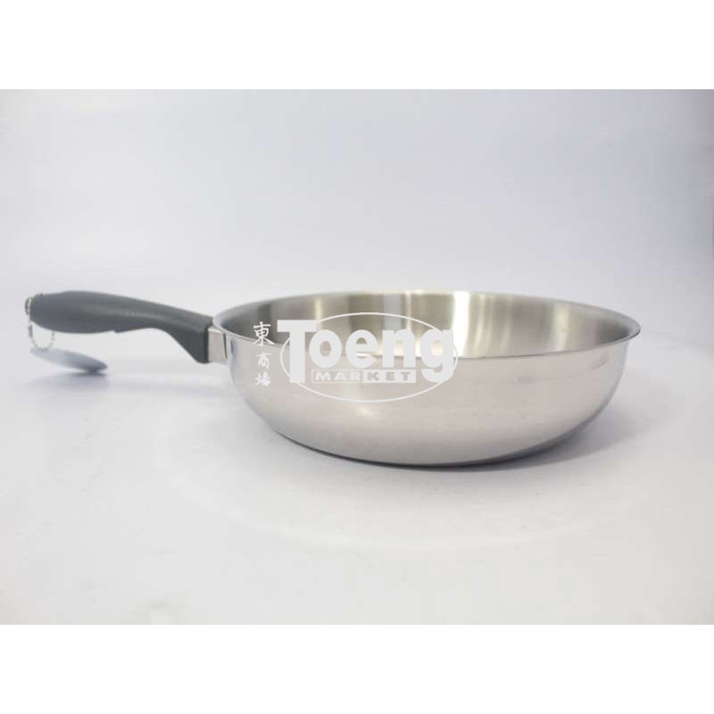 FRYPAN STAINLESS/PRETTY FRYING PAN W/O LID 24CM MASTER CHEF