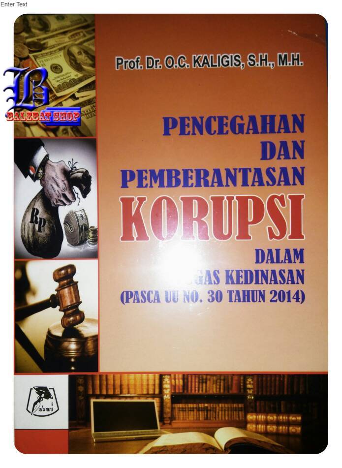 Jual Buku Pencegahan Dan Pemberantasan Korupsi Dalam Tugas Kedinasan ...