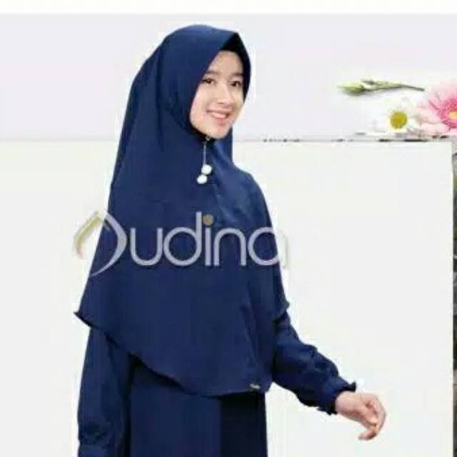 Sherina Khimar Navy Ori Audina/Jilbab Audina/Khimar Audina