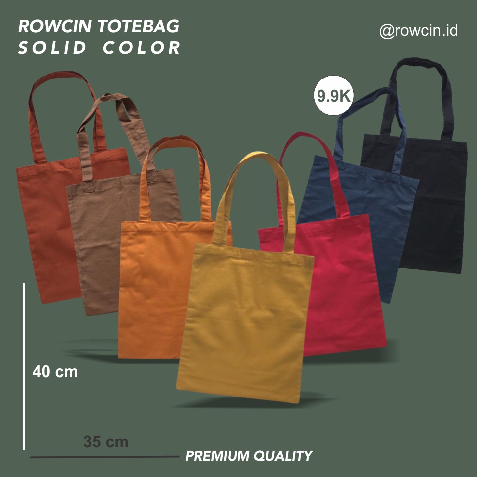 TOTEBAG POLOS BAHAN KANVAS TAS TOTE UKURAN 40 x 35 cm TOTEBAG POLOS BAHAN KANVAS TAS TOTE UKURAN 40 x 35 cm