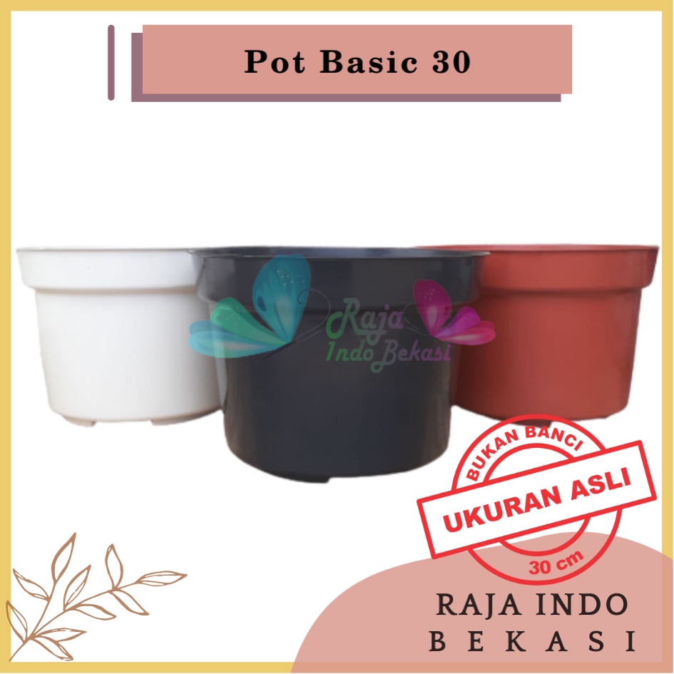 Pot 30 Putih Hitam Merah Bata Coklat Terraccota Terakota Polos Pot Bunga Pot 30 Murah Grosir Lusinan Pot 30 Putih Polos Murah Grosir