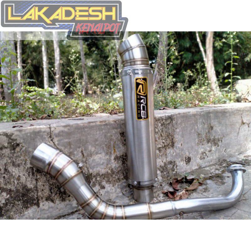 KNALPOT RCB (INLET 38/50) BEAT MIO VARIO AEROX SCOOPY NMAX PCX ADV LEXI GENIO FREEGO XRIDE SPACY DLL