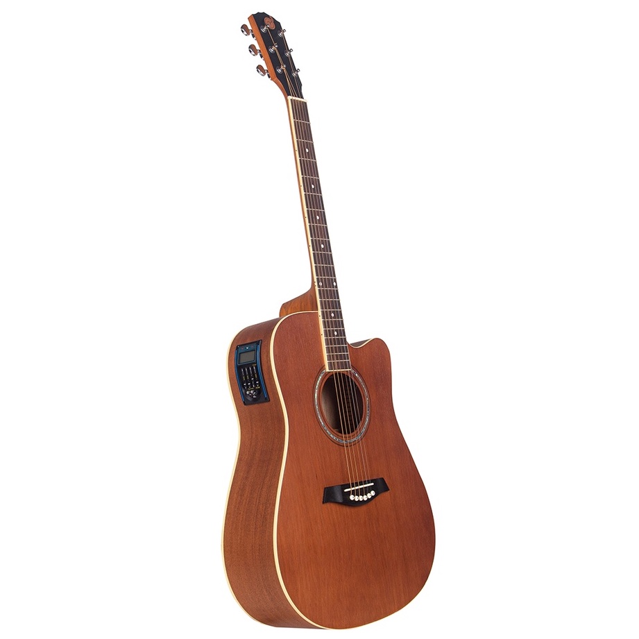 GITAR SEMI AKUSTIK TABUNG BESAR MANDALIKA APS-02 DREADNOUGHT (APS02-D-NS) EQ LC 4 FULLSET BONUS SOFTCASE GITAR SENAR CADANGAN DAN PICK WITH SERTIFIKAT