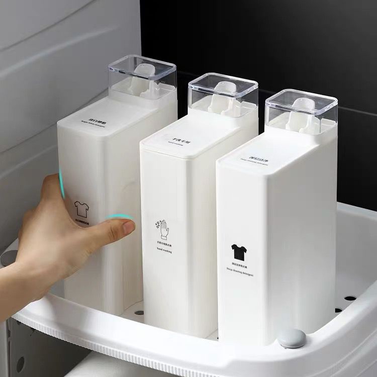 Terbaru Laundry Detergent Bottle / Botol Deterjen Cair Laundry / Perlengkapan Rumah Aesthetic Putih