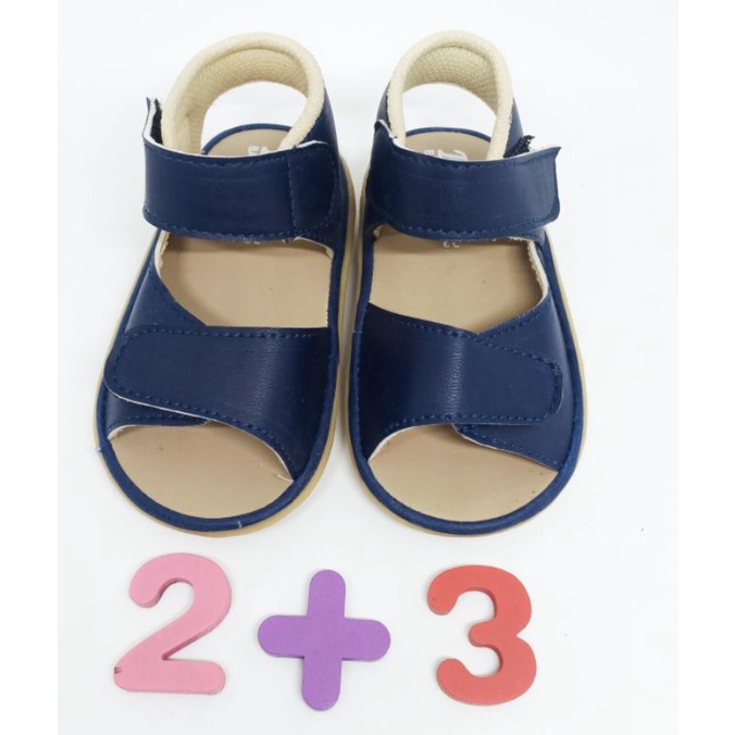 SL17 Sendal casual anak laki-laki usia  1 2 3 tahun size 22-25 murah bahan sintesis