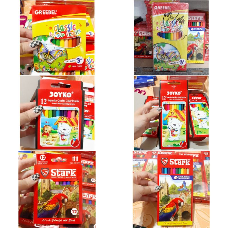 

pensil warna 12warna greebel / cat kayu
