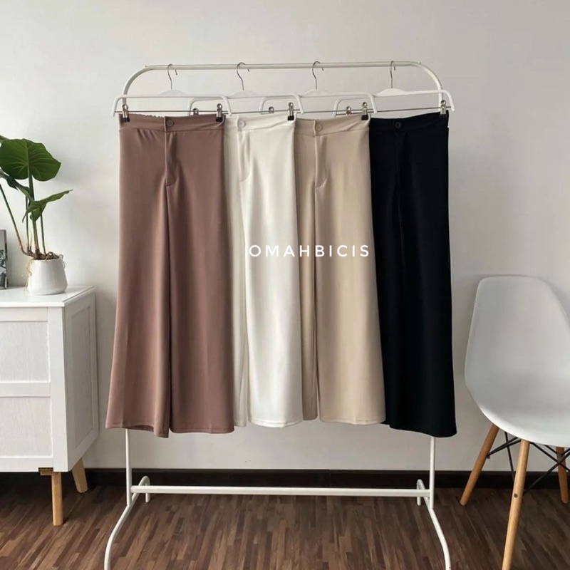 Basic cullote / kulot highwaist/ kulot scuba import