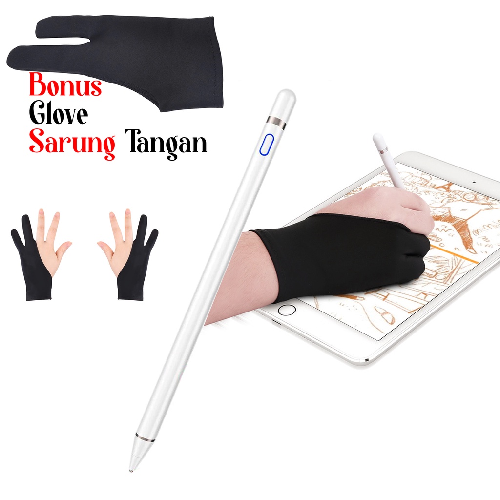 Pen Stylus Capacitive Stylus Pencil Free Sarung Tangan Glove