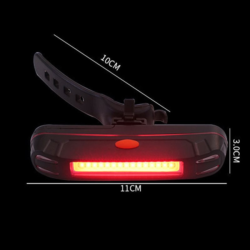 Lampu belakang Sepeda COB / lampu belakang sepeda led / lampu sepedah / lampu untuk sepeda - Red