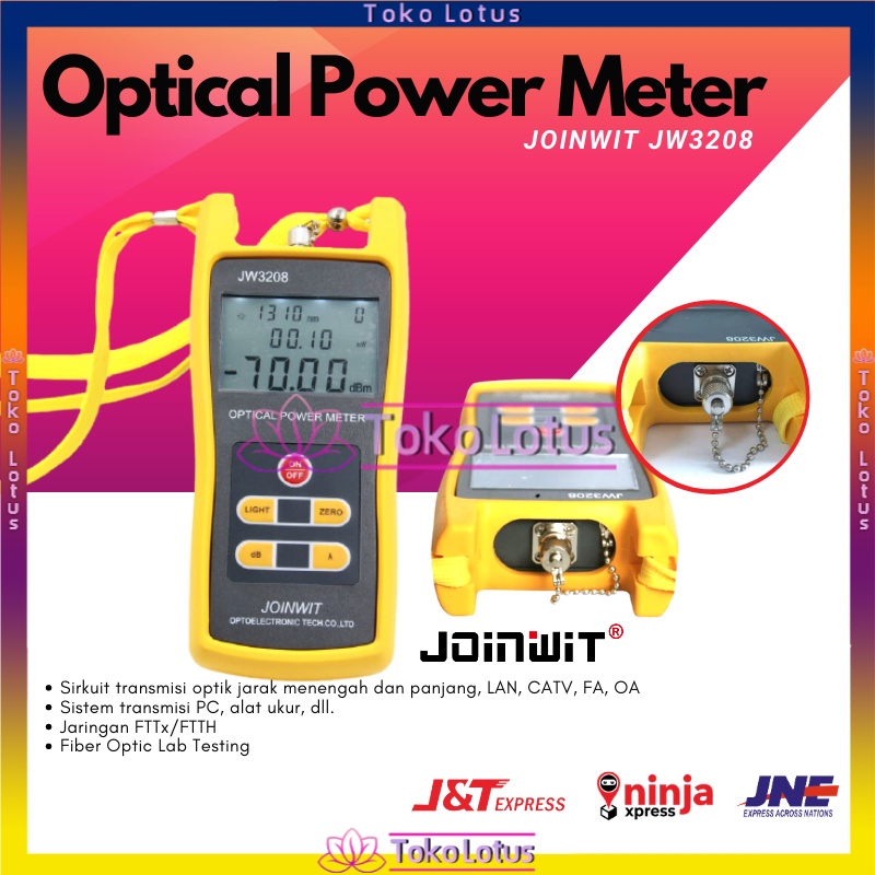 Optical Power Meter Joinwit JW3208C OPM Fiber Optik [BISA COD]