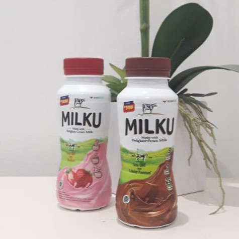 

Milku Susu UHT Coklat/Strawberry Premium 200 ml