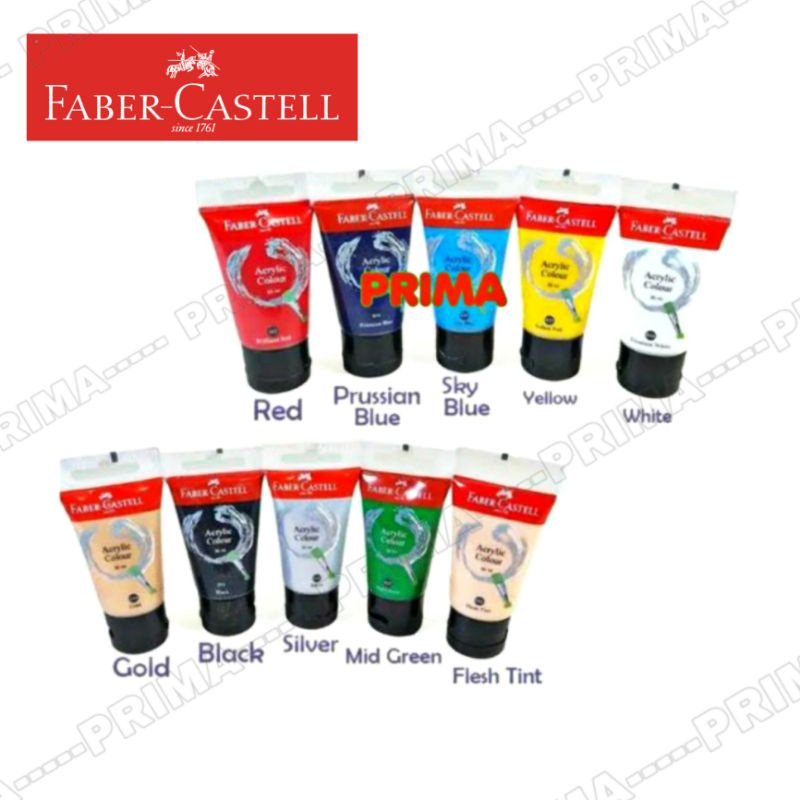 

CAT ACRYLIC / CAT AKRILIK FABER CASTELL TUBE (TERSEDIA ALL COLOUR) 35ml & 70ml