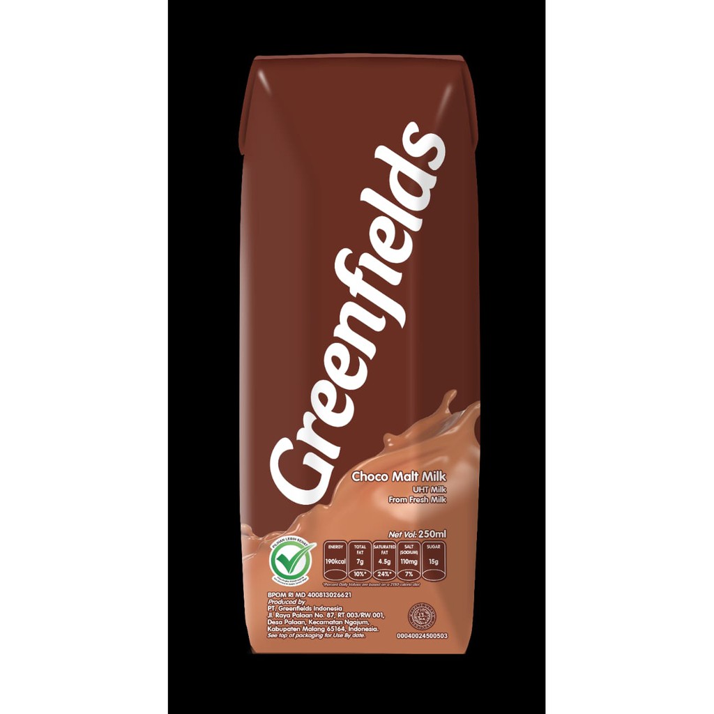 

GREENFIELDS UHT CHOCOMALTS 250 ML