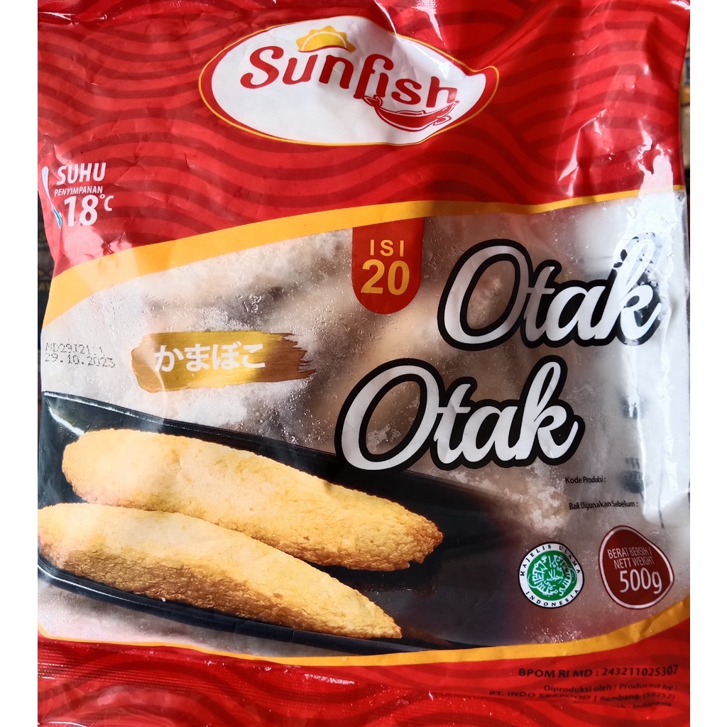 

SUNFISH OTAK-OTAK ISI 20 PCS 500g