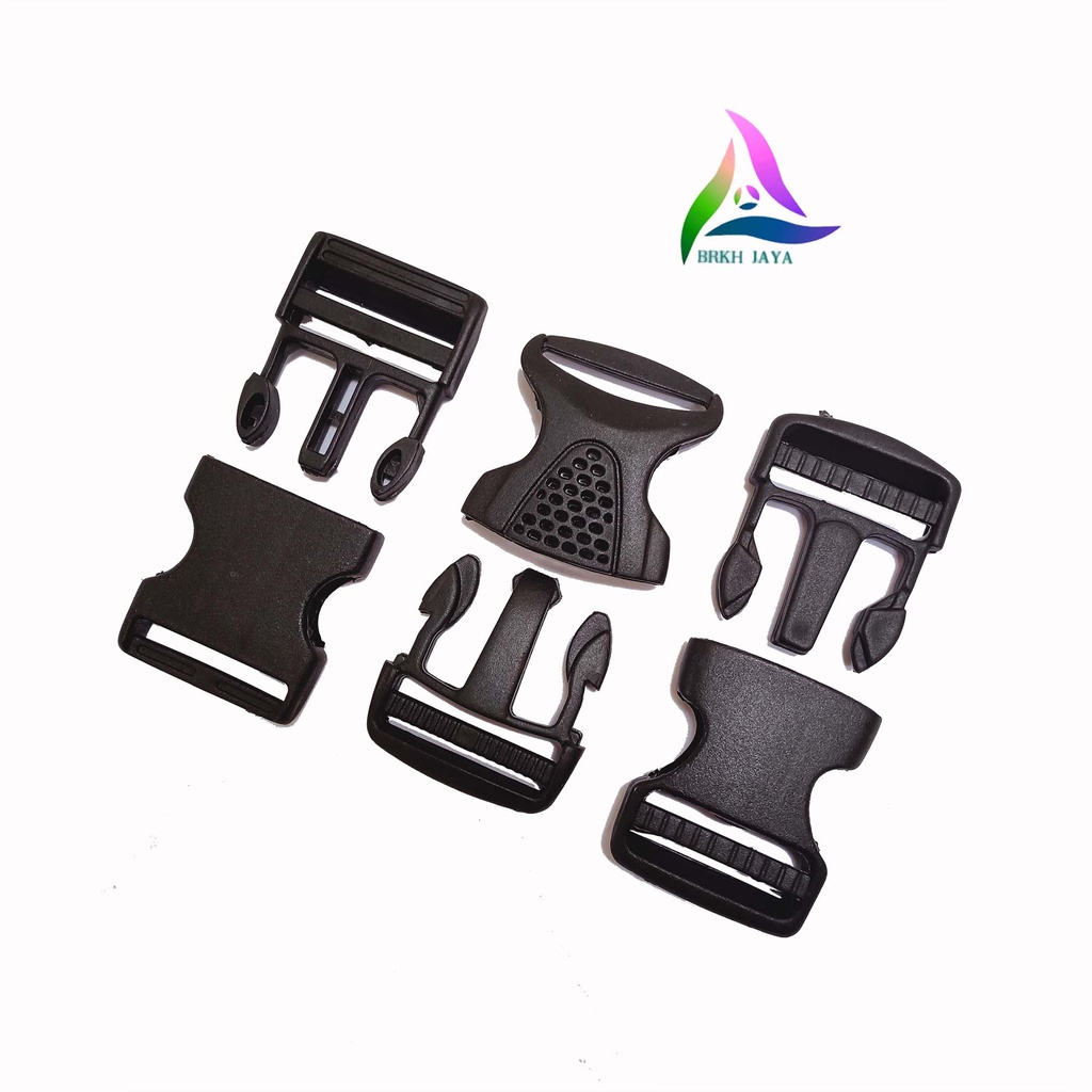 KUNCI SODOK TAS / SLOT TAS 3.8 CM PLASTIK BUCKLE PP