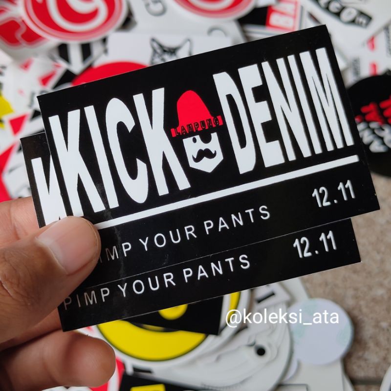 KICK DENIM STIKER