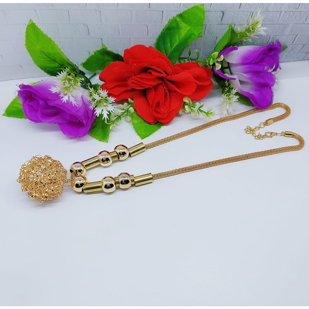 Aksesoris kalung fashion kalung elegan kalung hijab aksesoris cantik kalung daun elegan cantik