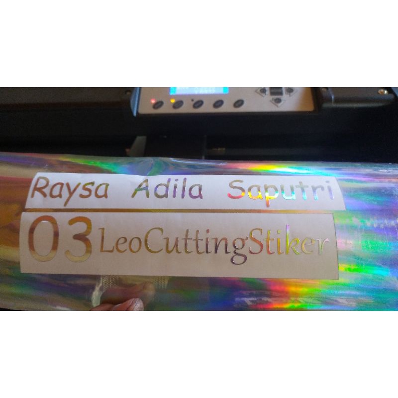 

CUTING STIKER hologram custem free requst
