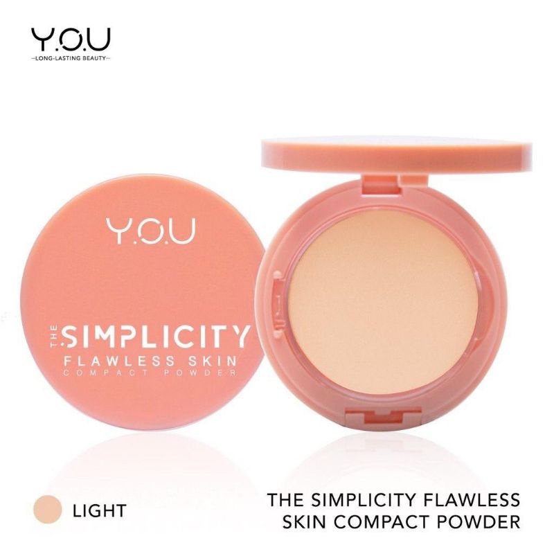 YOU The Simplicity Flawless Skin Compact Powder - Bedak Padat Original BPOM by Y.O.U