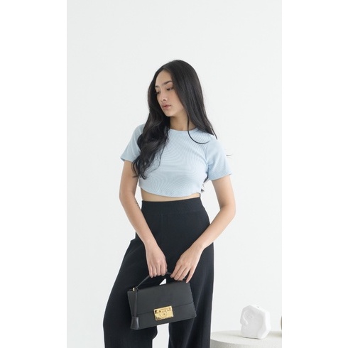 [TAVIA] RHEA RIBBED KNIT TOP