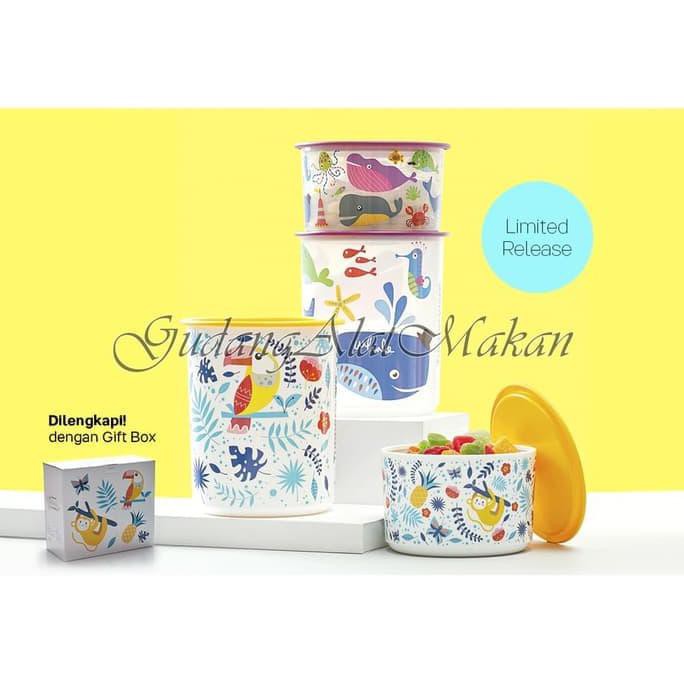 Jual Tupperware Nature Canister 4pcs Diskon