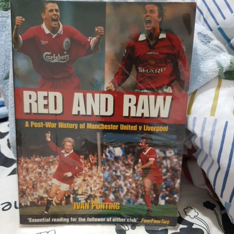 RED AND RAW A POST WAR HISTORY OF MANCHESTER UNITED vs LIVERPOOL BOOK IMPORTED