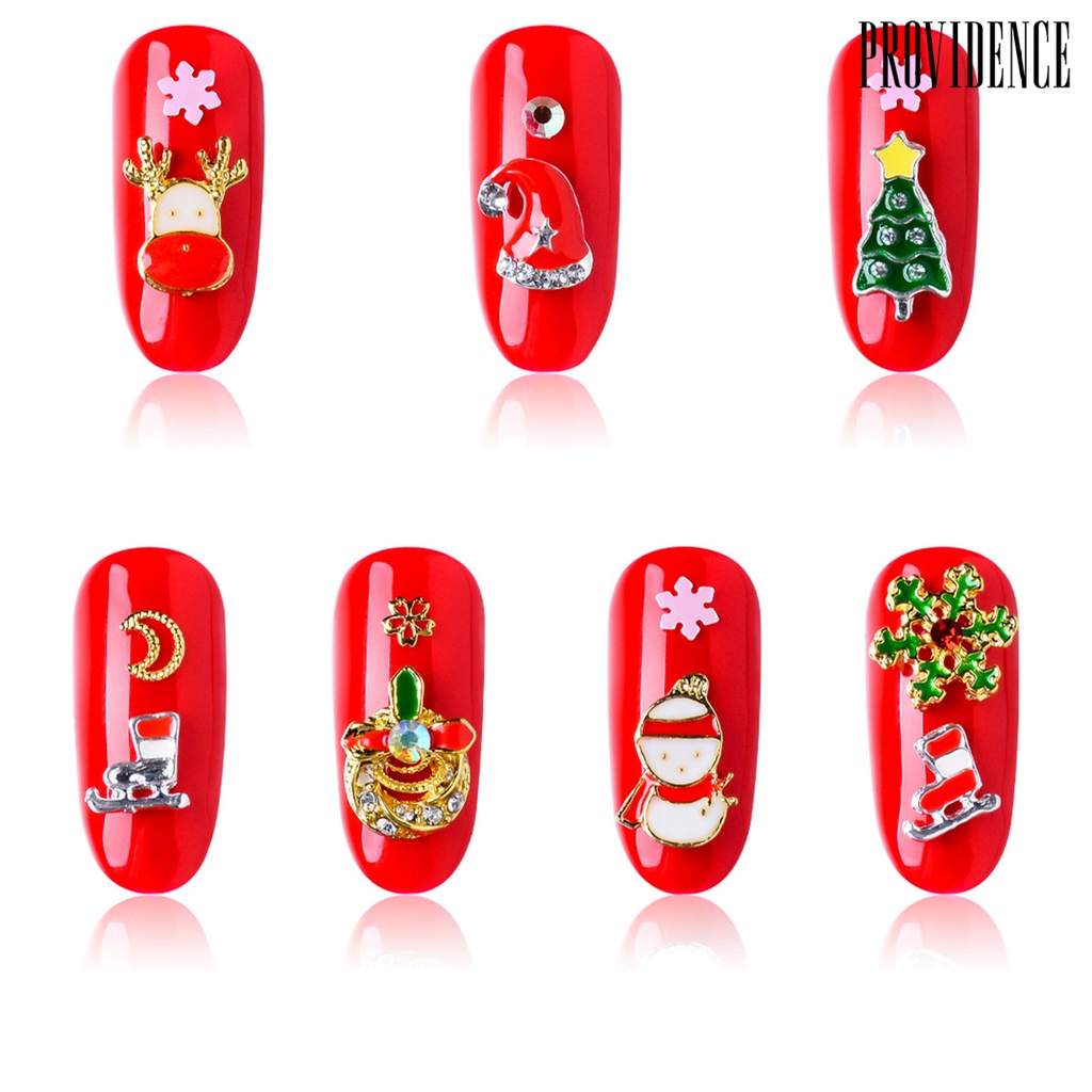 Providence Mixed Nail Christmas Flake Fabulous 3D Effects Colors Christmas Series Nail Art Decoration for Manicure