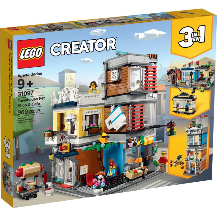 Lego 31097 Creator TownHouse Pet Shop & Cafe