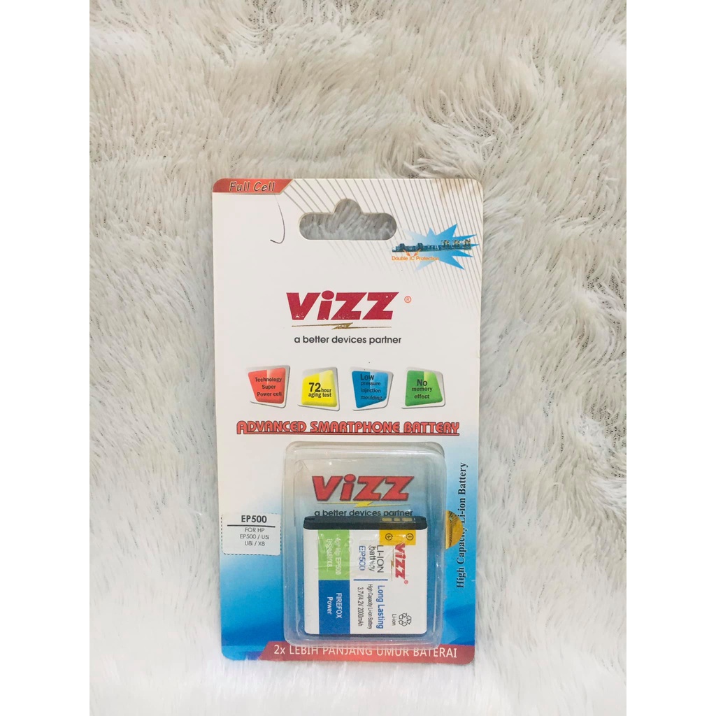 Baterai Sony EP500 EP-500 X8 Vivaz Mini Pro SK17 Double Power Vizz Package