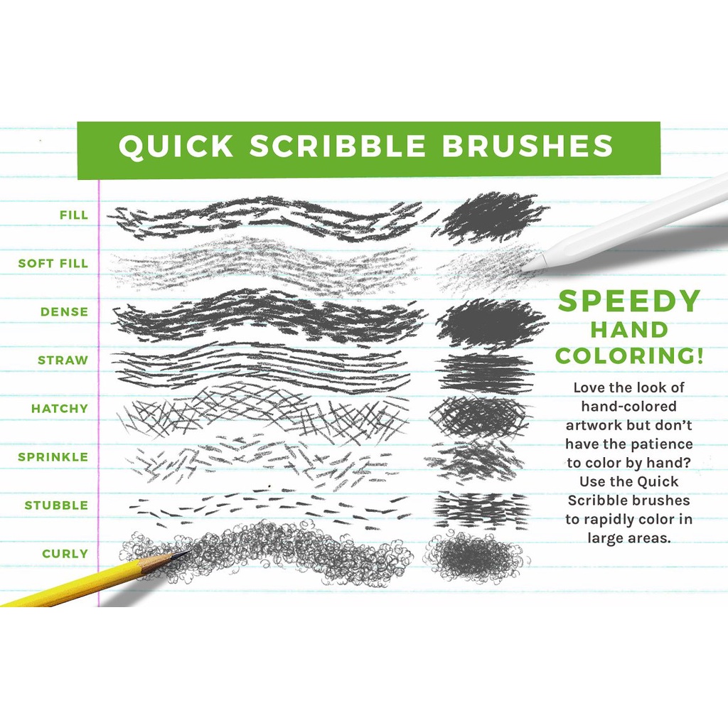 Procreate Brush - Pencil Box Procreate Brushes