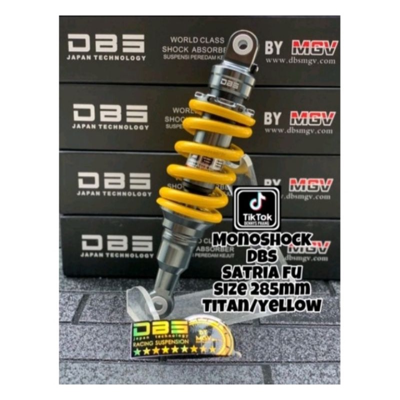 MONO SHOCK SUZUKI SATRIA FU DBS ASLI BY MGV UKURAN 285MM MONOSHOCK BELAKANG(SATRIA FU OLD/NEW PNP)