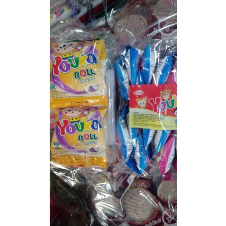 

Permen roll candy isi 20pc