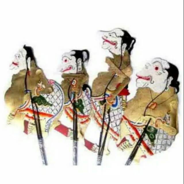 Wayang Kulit Punakawan Dalang Pedalangan biasa