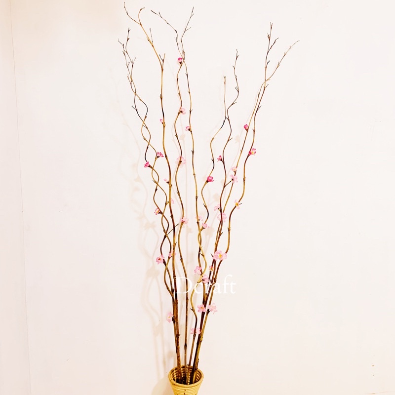 Bunga Sakura Bambu Ulir