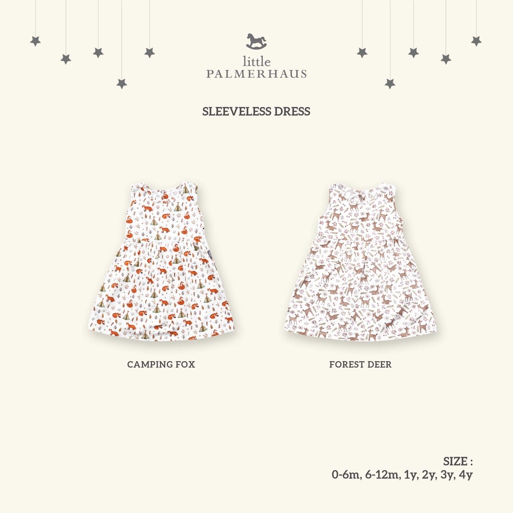 PNB188 DRESS ANAK PEREMPUAN LITTLE PALMERHAUS SLEEVELESS DRESS