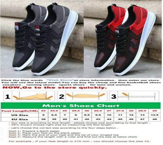 sepatu pria sneakers running fashion Leobra