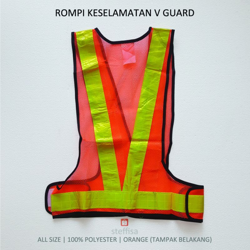 SAFETY VEST | Rompi Pengaman Proyek Jala Jaring Polyester Gosave