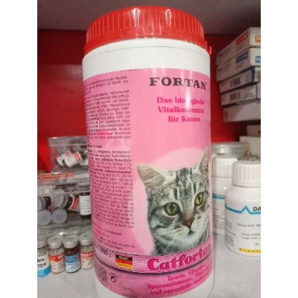 Fortan Catfortan 1000gr / Cat Fortan / Vitamin Kucing / Multivitamin Harian Komplit