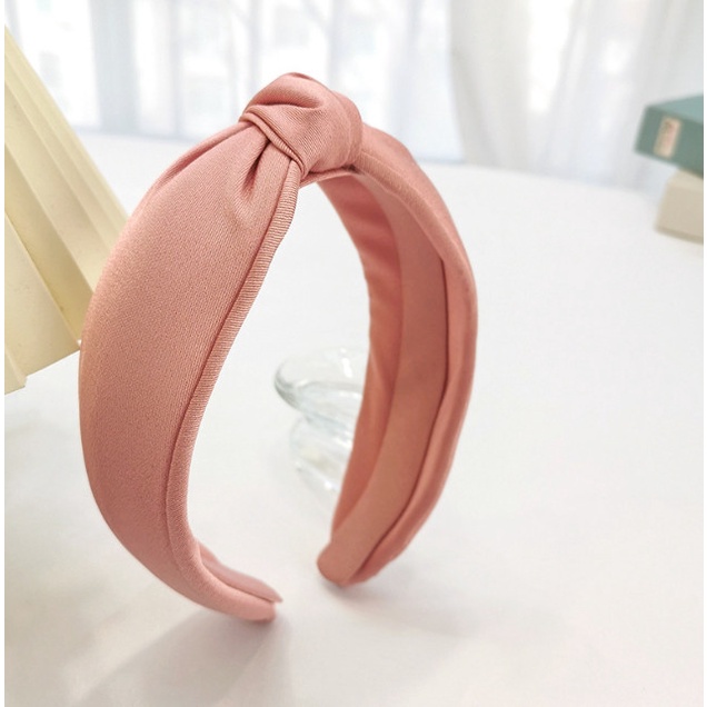 Bando Bandana Korea Wanita / Bando Simpul Simple Polos Colorful Yoel