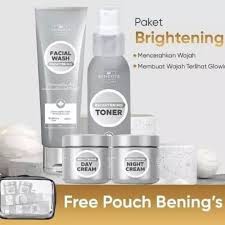 BENINGS SKINCARE BY DR.OKY PRATAMA PAKET BRIGHTENING (BENINGS CLINIC) PAKET PENCERAH DAN GLOWING..