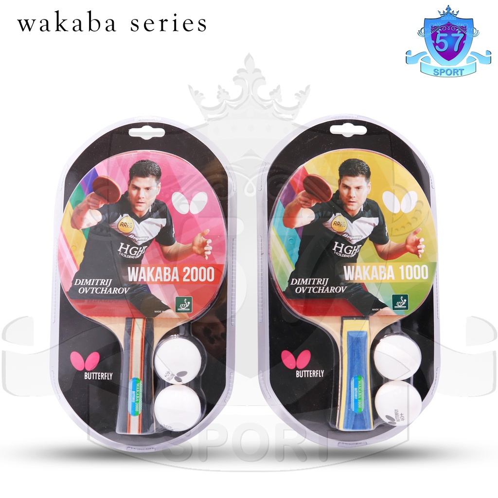 Bet Tenis Meja Butterfly Wakaba 1000 / 2000 Original / Bat Pingpong Wakaba