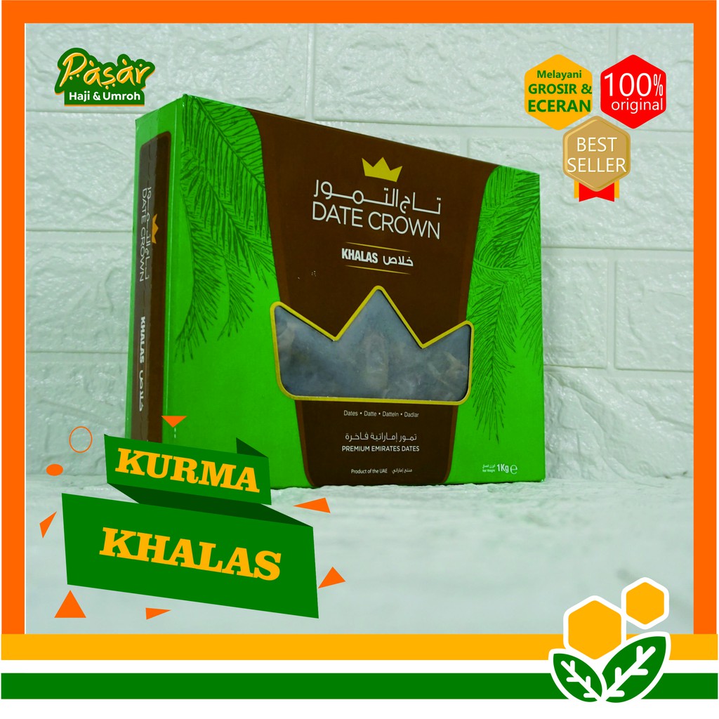 

KURMA DATE CROWN KHALAS 1KG