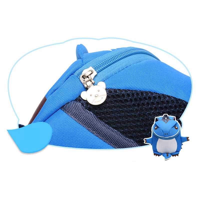 Tas Ransel Sekolah Anak TK Karakter Lucu Model Dinosaur Biru / Tas Anak Model Kartun Berkualitas / Tas Anak Laki Laki Perempuan TK Karakter Kartun Anime Lucu Model Naga Dino Dinosaurus / Tas Anak Anak Warna Hitam Biru SD Backpack Anak