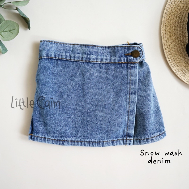 LITTLECAIM - lily skort denim | skort denim anak