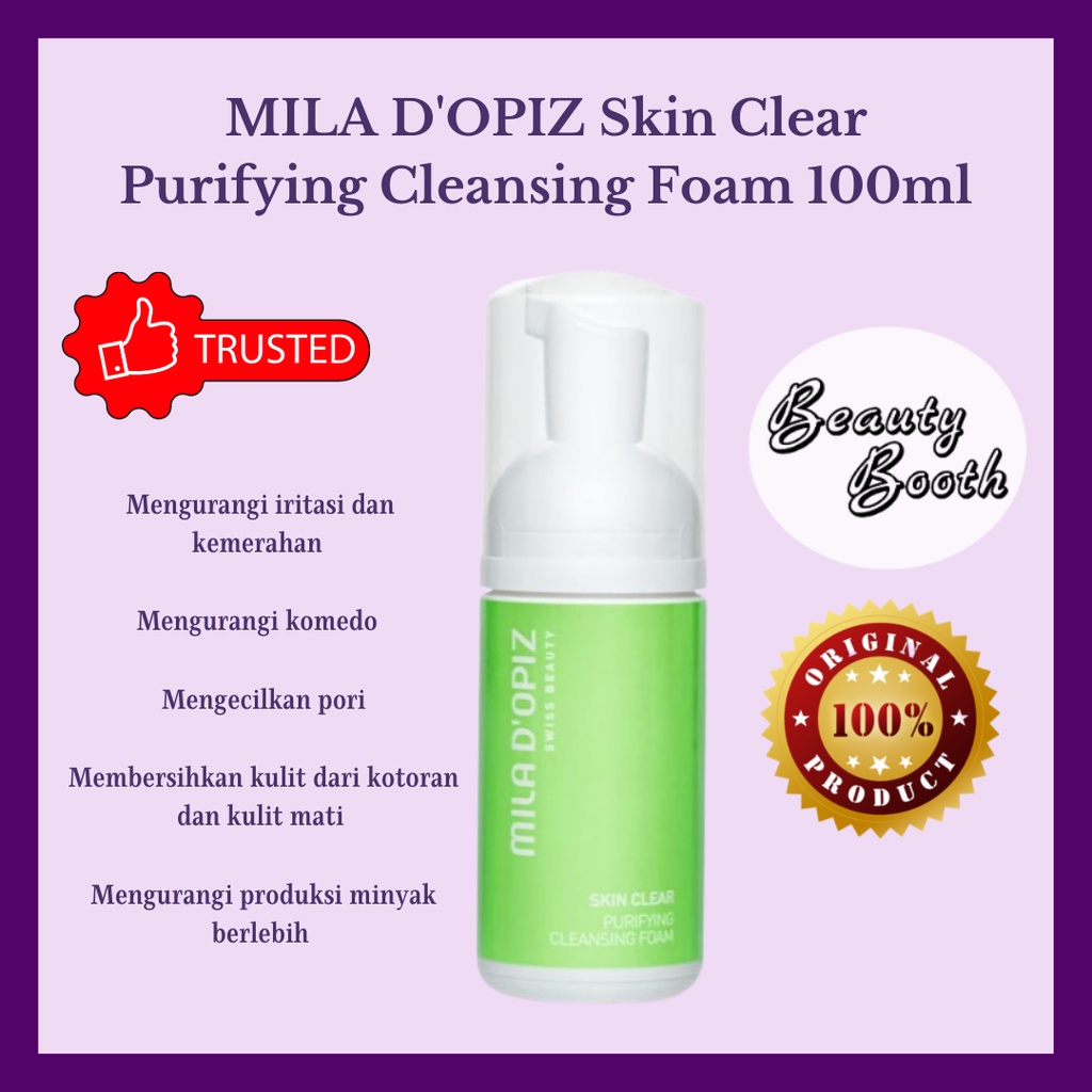 MILA D'OPIZ Skin Clear Purifying Cleansing Foam 100ml | 200ml | MILADOPIZ PURIFYING FOAM