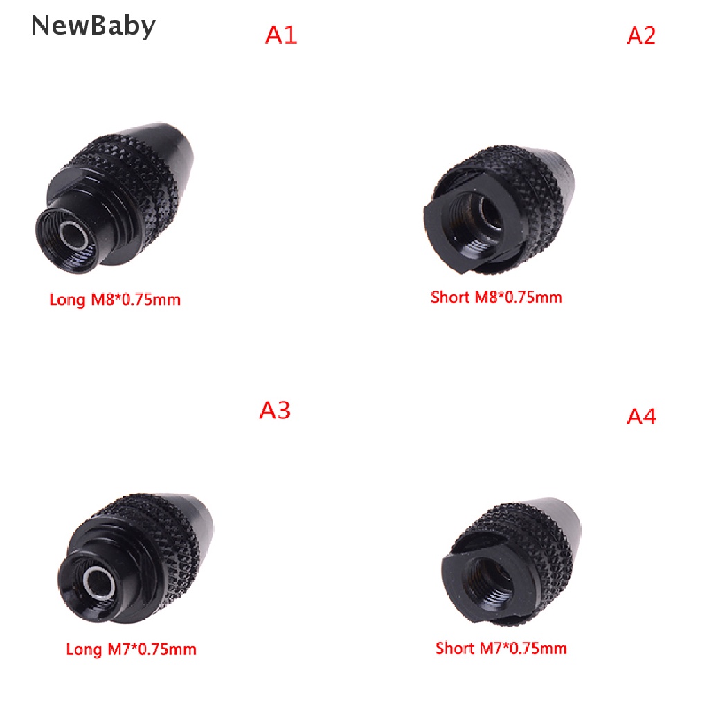 Newbaby Mata Bor keyless 4 Tipe Ukuran 0.3-3.2mm