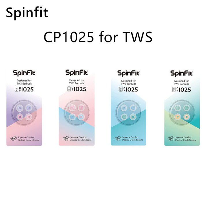 Spinfit Eartips Earpiece CP1025 NEW - 4,5mm-5.5mm Nozzle Replacement - Original CASEI